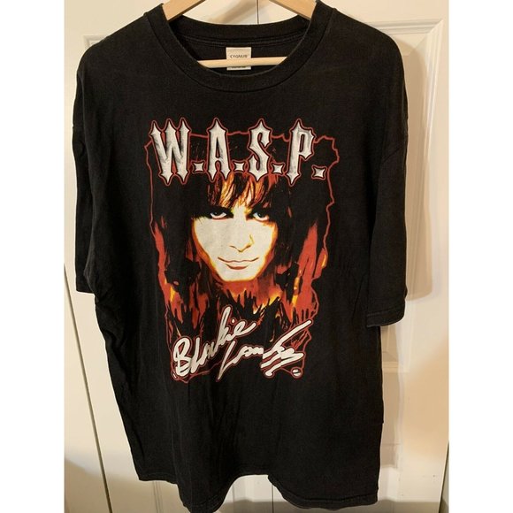 Cygnus WASP T Shirt Sz XL Men Sleeping In The‎ Fire Blackie Lawless W.A.S.P. - Picture 1 of 8